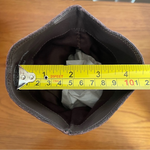 Violet & Red Janine Slouch Suede Boots Size 7.5 Brown - Picture 14 of 14